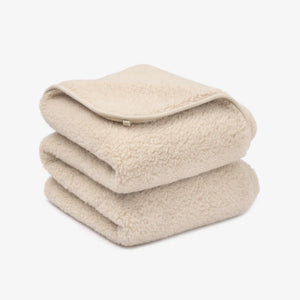 Coperta in lana merino "Nut" | doppio strato