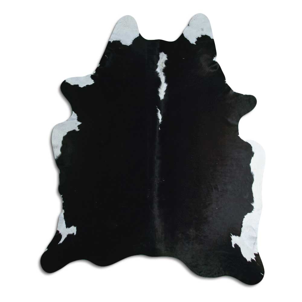 Tappeto in pelle di mucca marrone XL