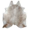 Tappeto in pelle di mucca champagne L