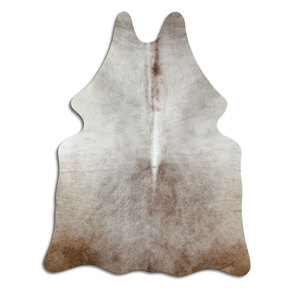 Tappeto in pelle di mucca champagne L