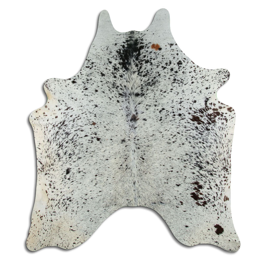Tappeto in pelle di mucca Salt & Pepper XL