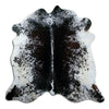 Tappeto in pelle di mucca Salt & Pepper XL