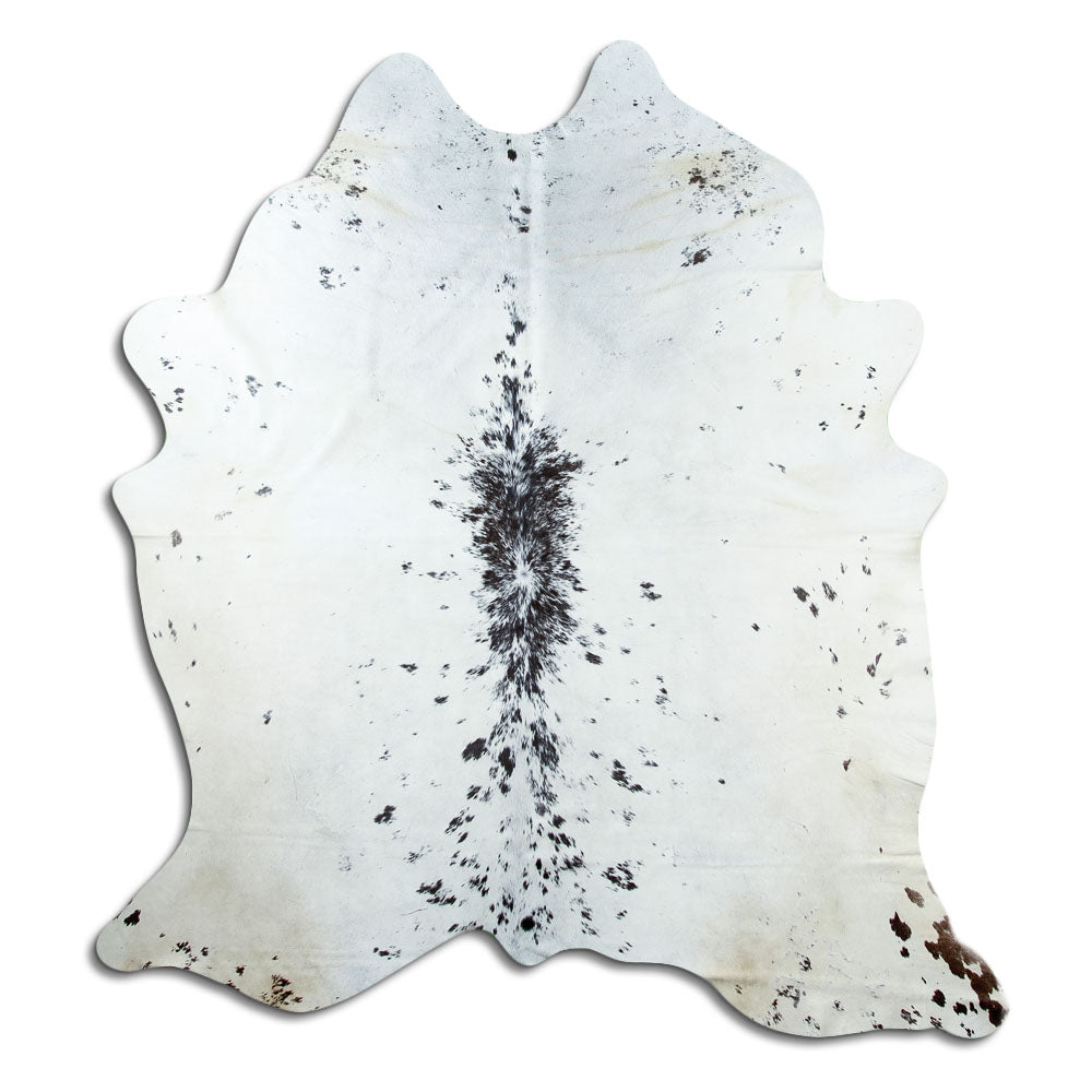 Tappeto in pelle di mucca Salt & Pepper XL