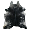 Tappeto in pelle di mucca Salt & Pepper XL
