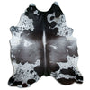 Tappeto in pelle di mucca Salt & Pepper XXXL