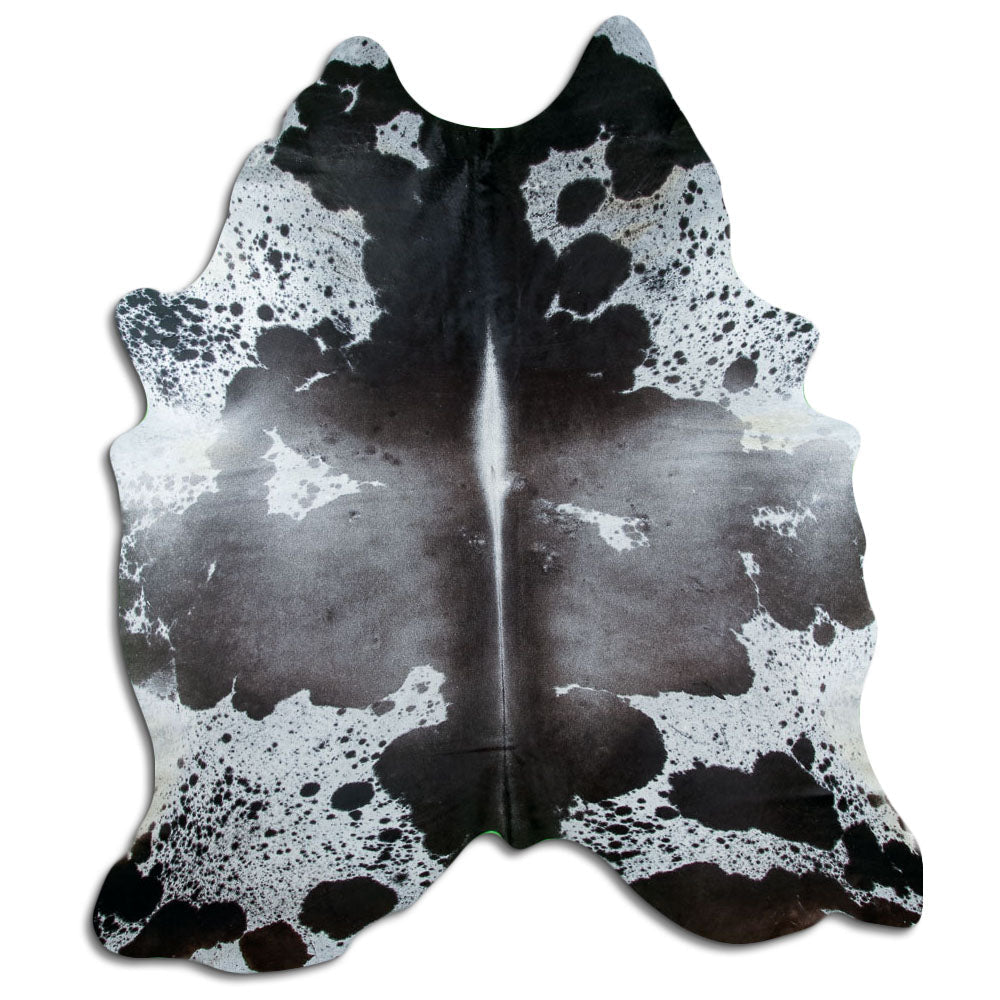 Tappeto in pelle di mucca Salt & Pepper XXXL