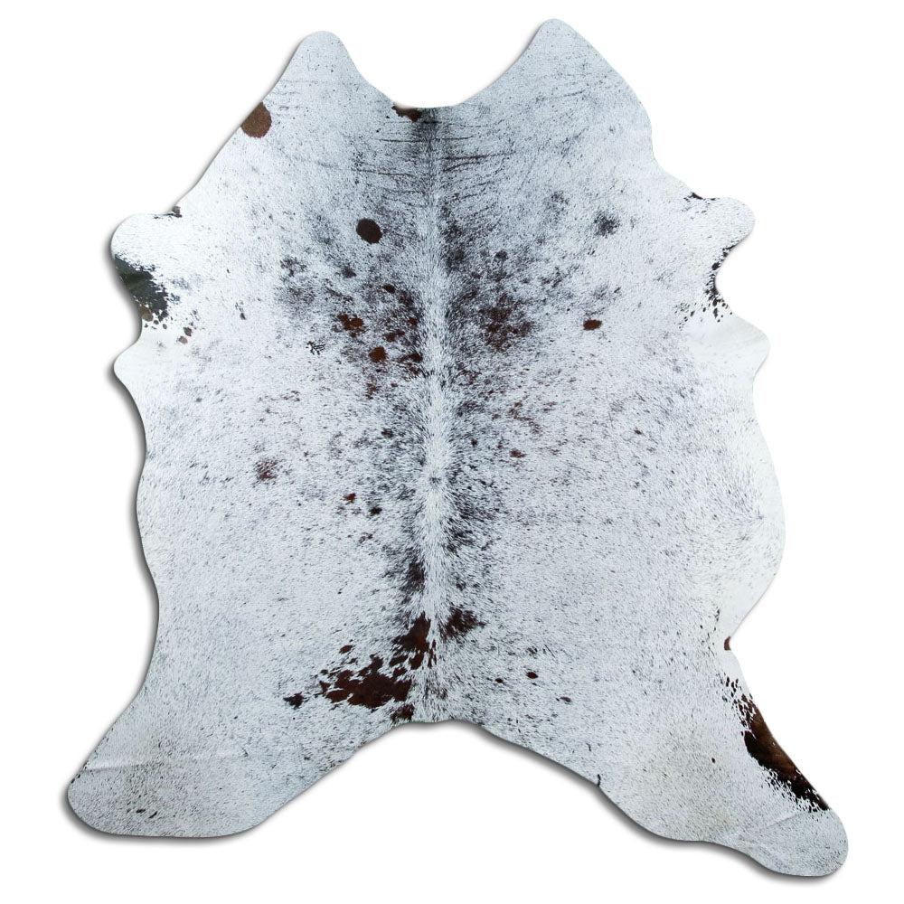 Tappeto in pelle di mucca Salt & Pepper XL