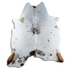 Tappeto in pelle di mucca Salt & Pepper XXL