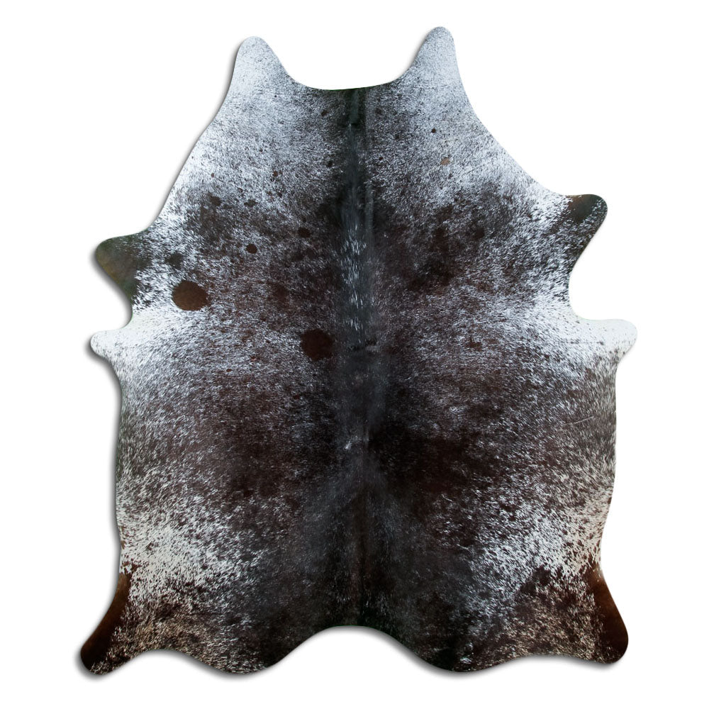 Tappeto in pelle di mucca Salt & Pepper XL