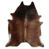 Tappeto in pelle di mucca marrone XXL