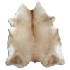 Tappeto in pelle di mucca champagne L