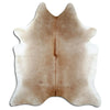 Tappeto in pelle di mucca marrone L