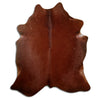 Tappeto in pelle di mucca marrone L