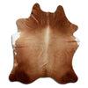 Tappeto in pelle di mucca marrone XL