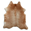 Tappeto in pelle di mucca marrone L