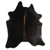 Tappeto in pelle di mucca marrone XL