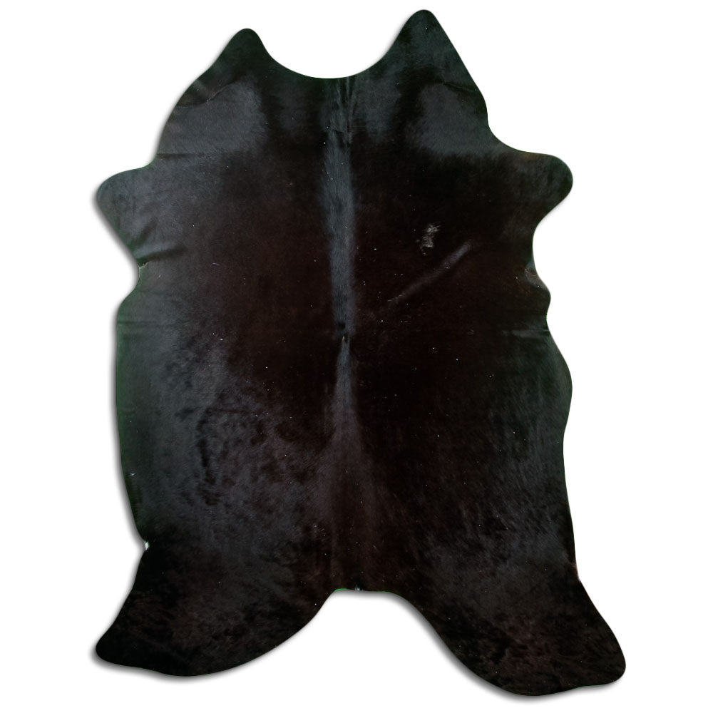 Tappeto in pelle di mucca marrone XL