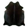 Tappeto in pelle di mucca marrone M