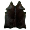 Tappeto in pelle di mucca marrone M