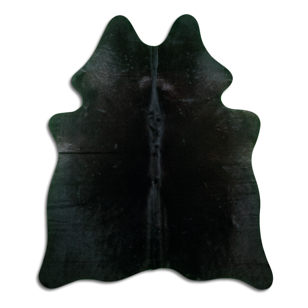 Tappeto in pelle di mucca marrone L