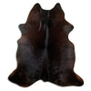 Tappeto in pelle di mucca marrone XL