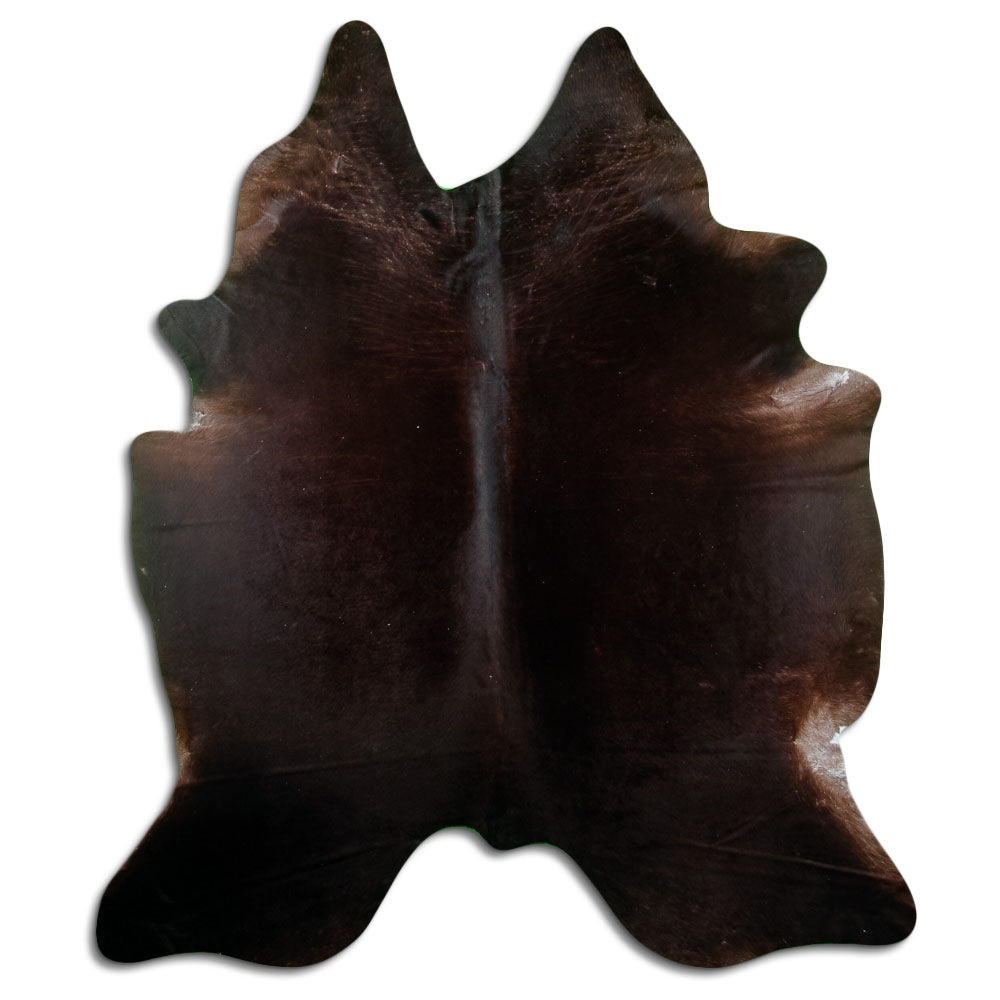 Tappeto in pelle di mucca marrone XXL