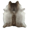 Tappeto in pelle di mucca grigia XL