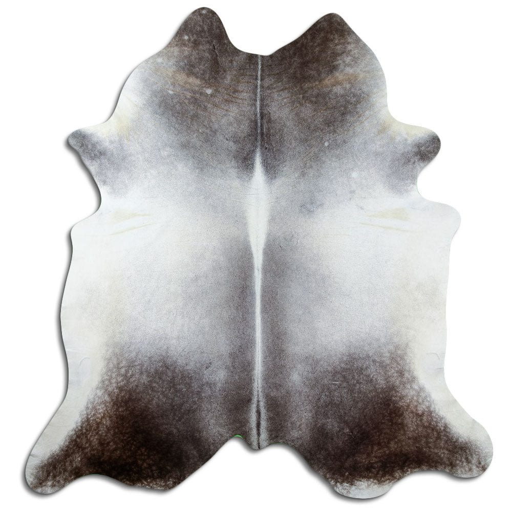 Tappeto in pelle di mucca grigia XXL