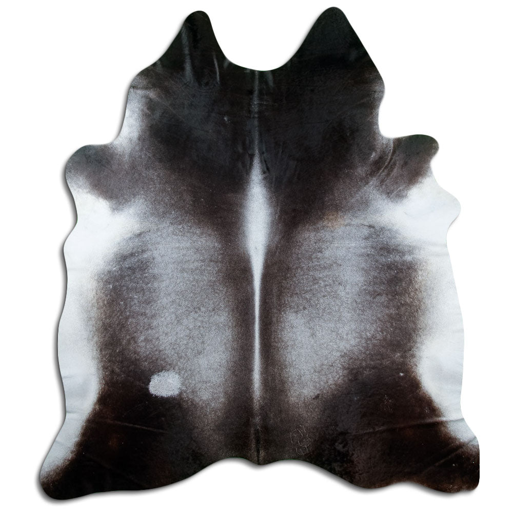 Tappeto in pelle di mucca grigia XXXL