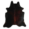 Tappeto in pelle di mucca marrone XL