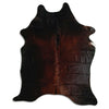 Tappeto in pelle di mucca marrone XL