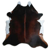Tappeto in pelle di mucca marrone XL