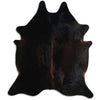 Tappeto in pelle di mucca marrone XXL