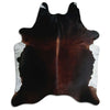 Tappeto in pelle di mucca marrone XXL
