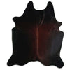 Tappeto in pelle di mucca marrone XXL