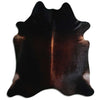 Tappeto in pelle di mucca marrone XL