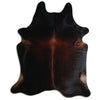 Tappeto in pelle di mucca marrone XXL