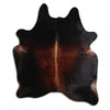 Tappeto in pelle di mucca marrone XL