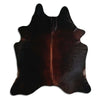 Tappeto in pelle di mucca marrone XL