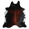 Tappeto in pelle di mucca marrone XL