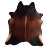 Tappeto in pelle di mucca marrone XL