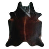Tappeto in pelle di mucca marrone XXL