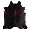 Tappeto in pelle di mucca marrone XXL