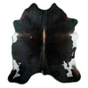 Tappeto in pelle di mucca marrone XL