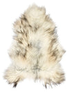Pelle di pecora islandese multicolore XL