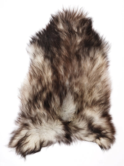 Pelle di pecora grigia islandese XL