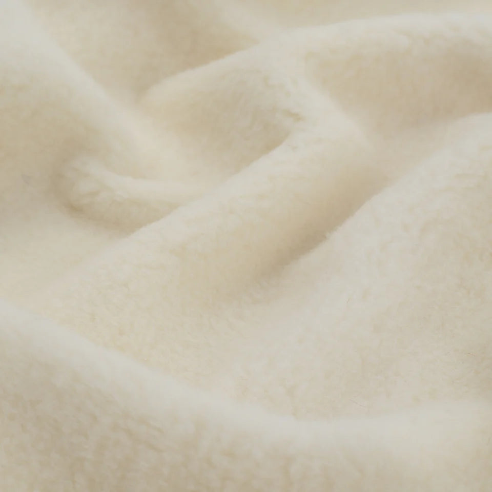 Coperta in lana merino "Marzipan" | monostrato