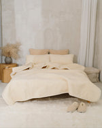 Coperta in lana merino "Marzipan" | strato singolo