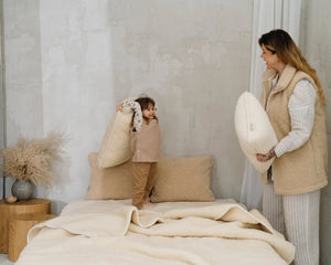 Coperta in lana merino "Luka" | doppio strato