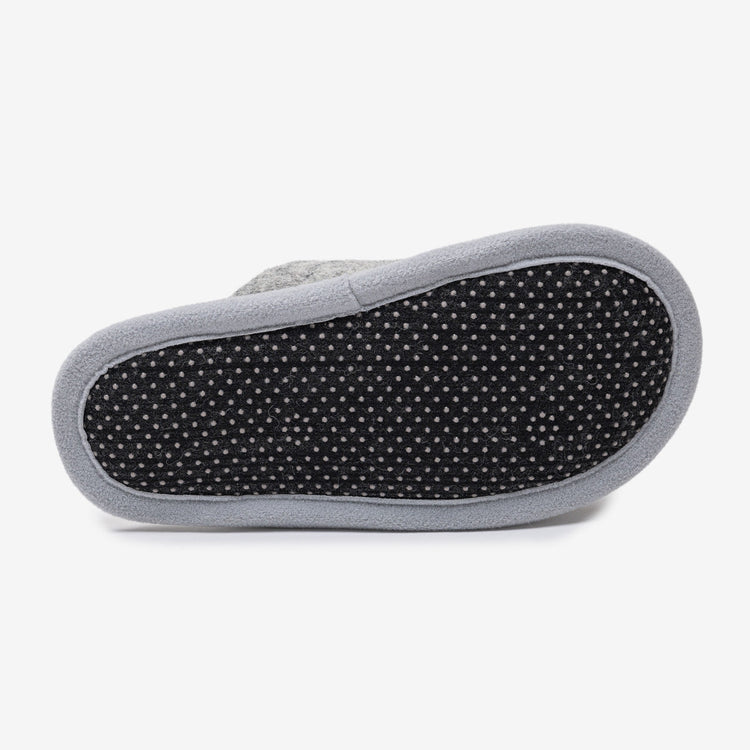 Pantofole in lana merino Marmo